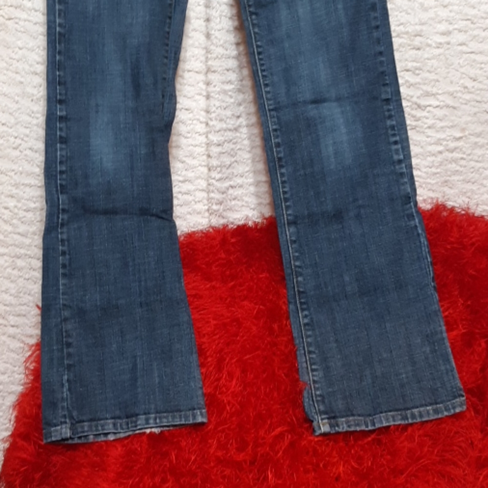MK Michael Kors Womens Jeans sz 4 B22 Metal back pocket logo - Picture 11 of 15